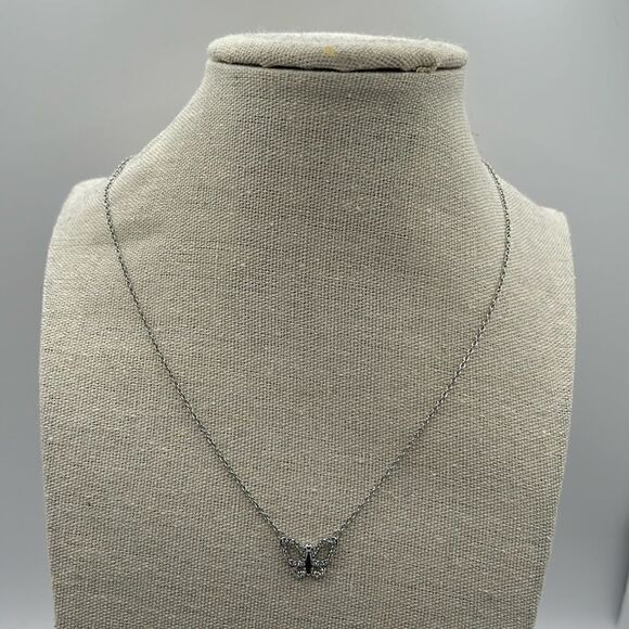 Swarovski Crystal Butterfly Necklace - Picture 1 of 3